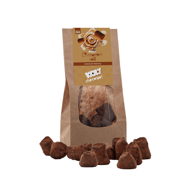 Tartufi di cioccolato gusto Cinnamon Roll - Sacchetto biodegradabile 130 g