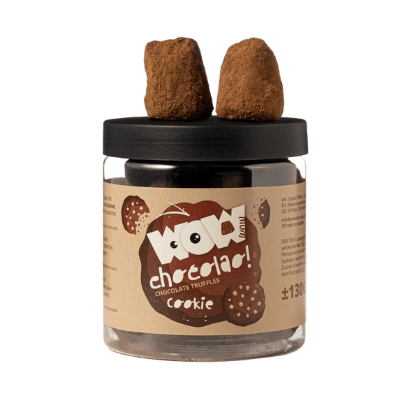 クッキークランブルチョコレートトリュフ ギフトジャー 130g|サクサククッキー入りチョコレート