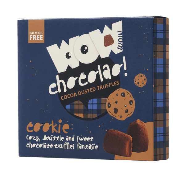 Scatola XL di tartufi al cioccolato al crumble di biscotti 250g | Cioccolato croccante ai biscotti
