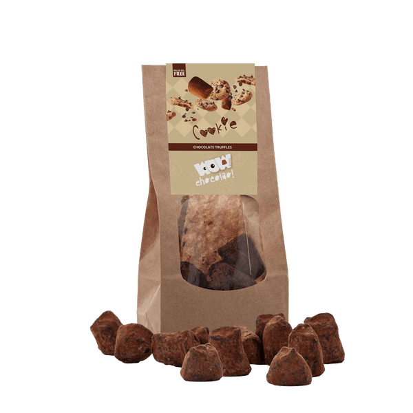 Tartufi di cioccolato ai biscotti - Sacchetti biodegradabili 130 g