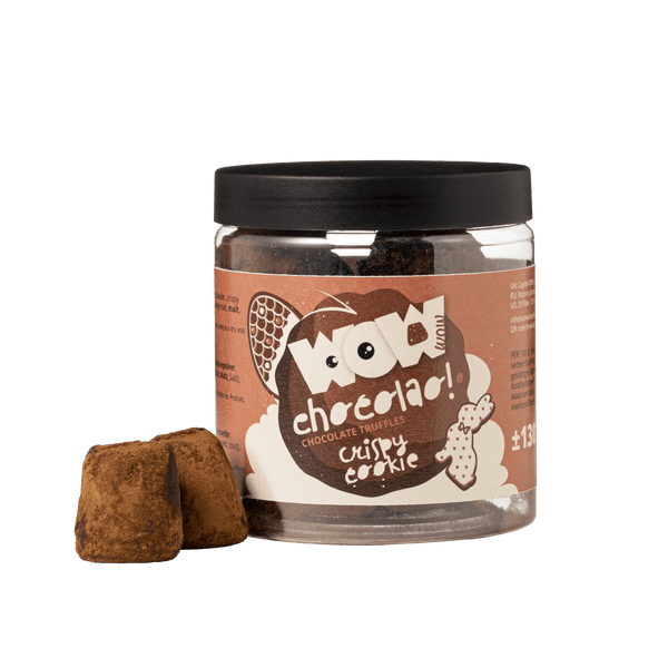 Truffes au Chocolat Biscuits Croquants - Pâques - Pot Cadeau 130g