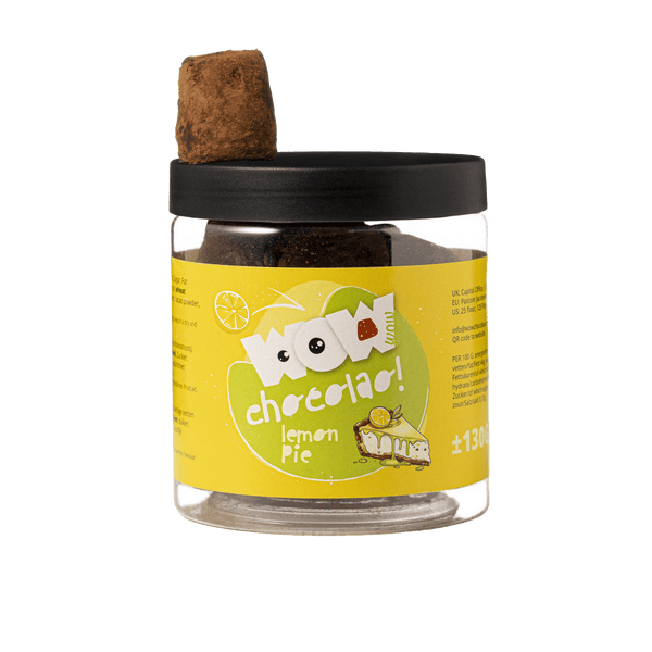 レモンパイチョコレートトリュフ ギフトジャー 130g|サクサク食感のシトラスチョコレート