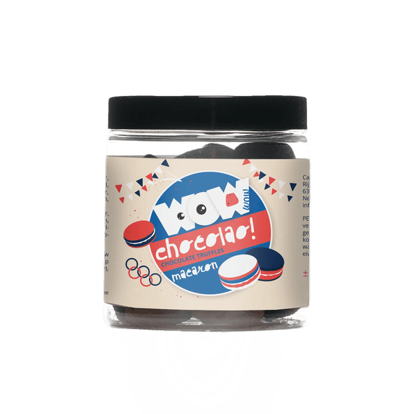 Truffes au Chocolat Macaron - Jeux Olympiques 2024 - Pot Cadeau 130g