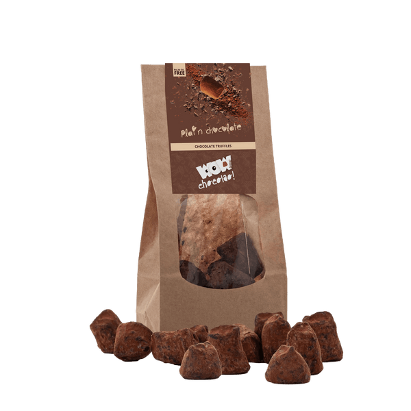 Tartufi di cioccolato semplici - Sacchetto biodegradabile 130 g