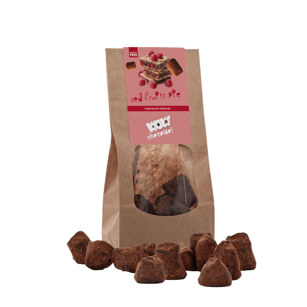 Tartufi di cioccolato Red Fruit Pie - Sacchetto biodegradabile 130 g
