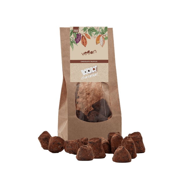 Tartufi di cioccolato vegani - Sacchetto biodegradabile 130 g